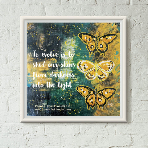 New Year New Blue #2 with Quote