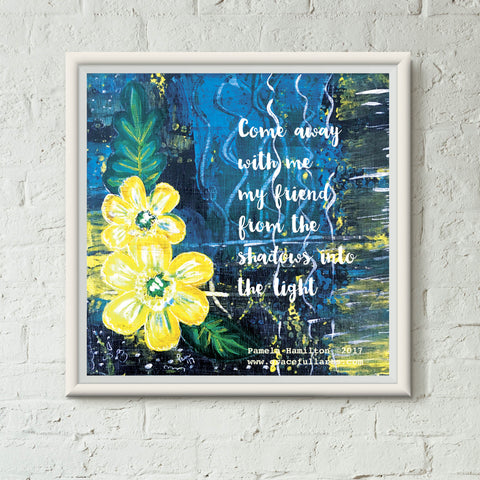New Year New Blue #3 with Quote
